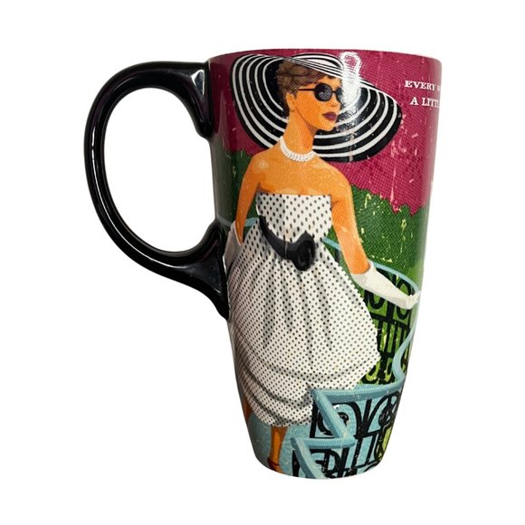 LANG Ceramic Fancy Woman Ceramic Travel Mug - Picture 1 of 4